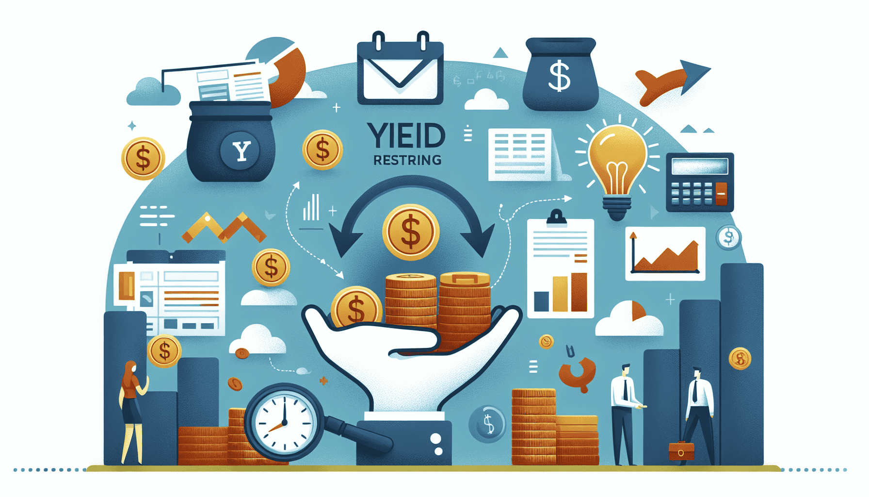 Educational graphic for yield restaking